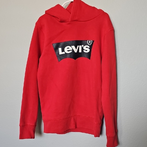 Levi's Bold Red Men's Hoodie - Picture 1 of 6
